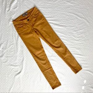 Mustard stretchy skinny pants